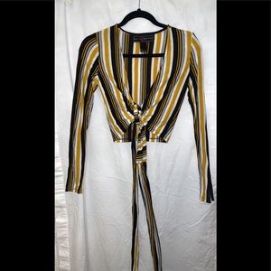 Long sleeve crop top